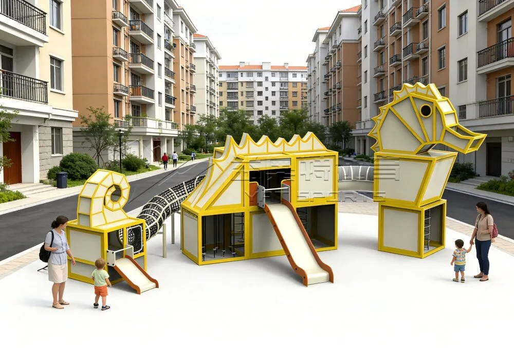 Yellow White Modular Play Set