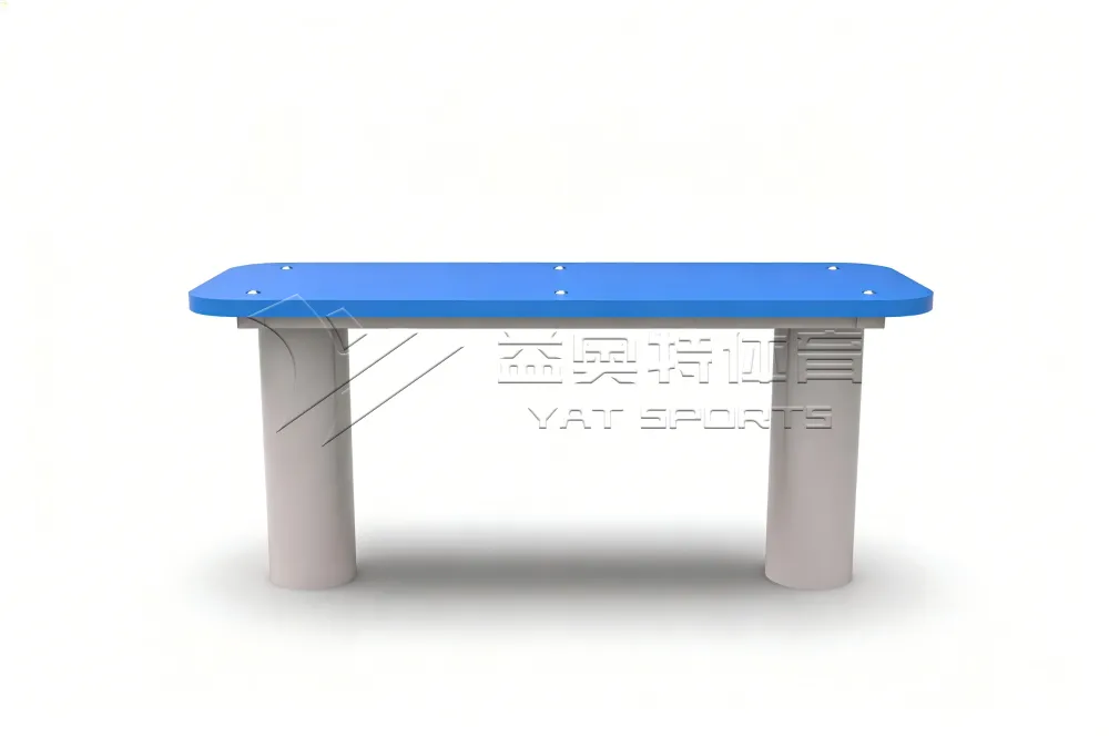 Commercial Outdoor Fitness Rest Bench – Durable Steel Seating for Parks