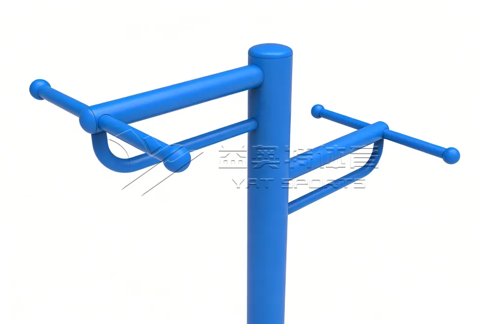 Double Station Back Stretch Outdoor Fitness Equipment