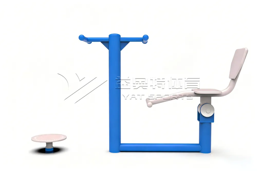 Outdoor Stretch & Waist Twister | Dual-Function Park Fitness Station