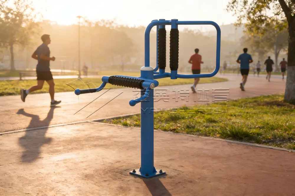Dual-Roller Relaxation Station for Park Fitness Zones