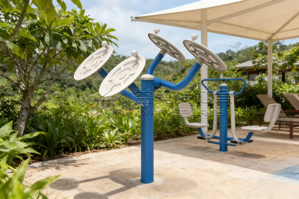 Dual-Knob Massage Trainer for Park Fitness Zones