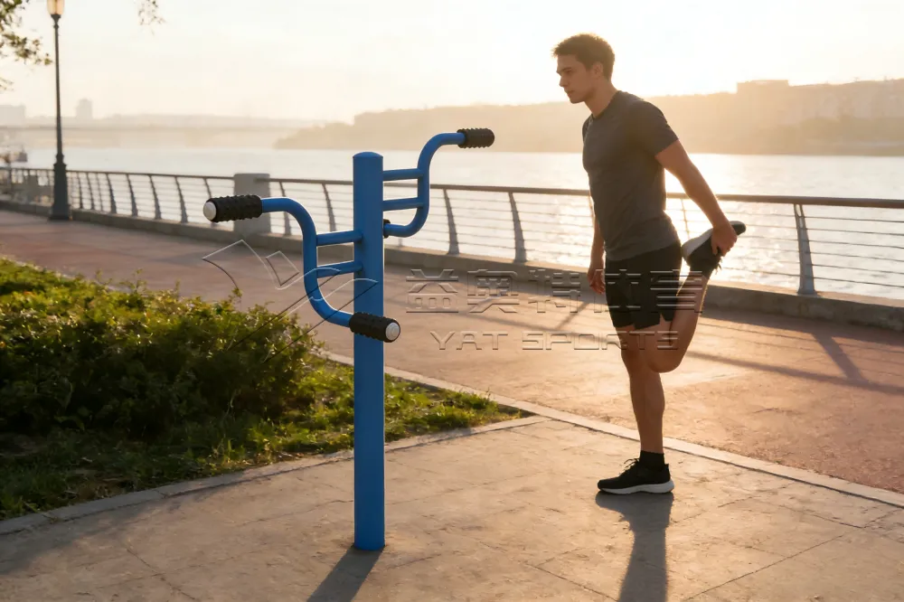Community Outdoor Gym Leg Care Station