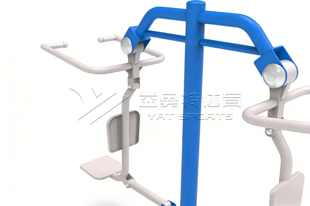 Weather-Resistant Upper Body Workout Station for Outdoor Gyms
