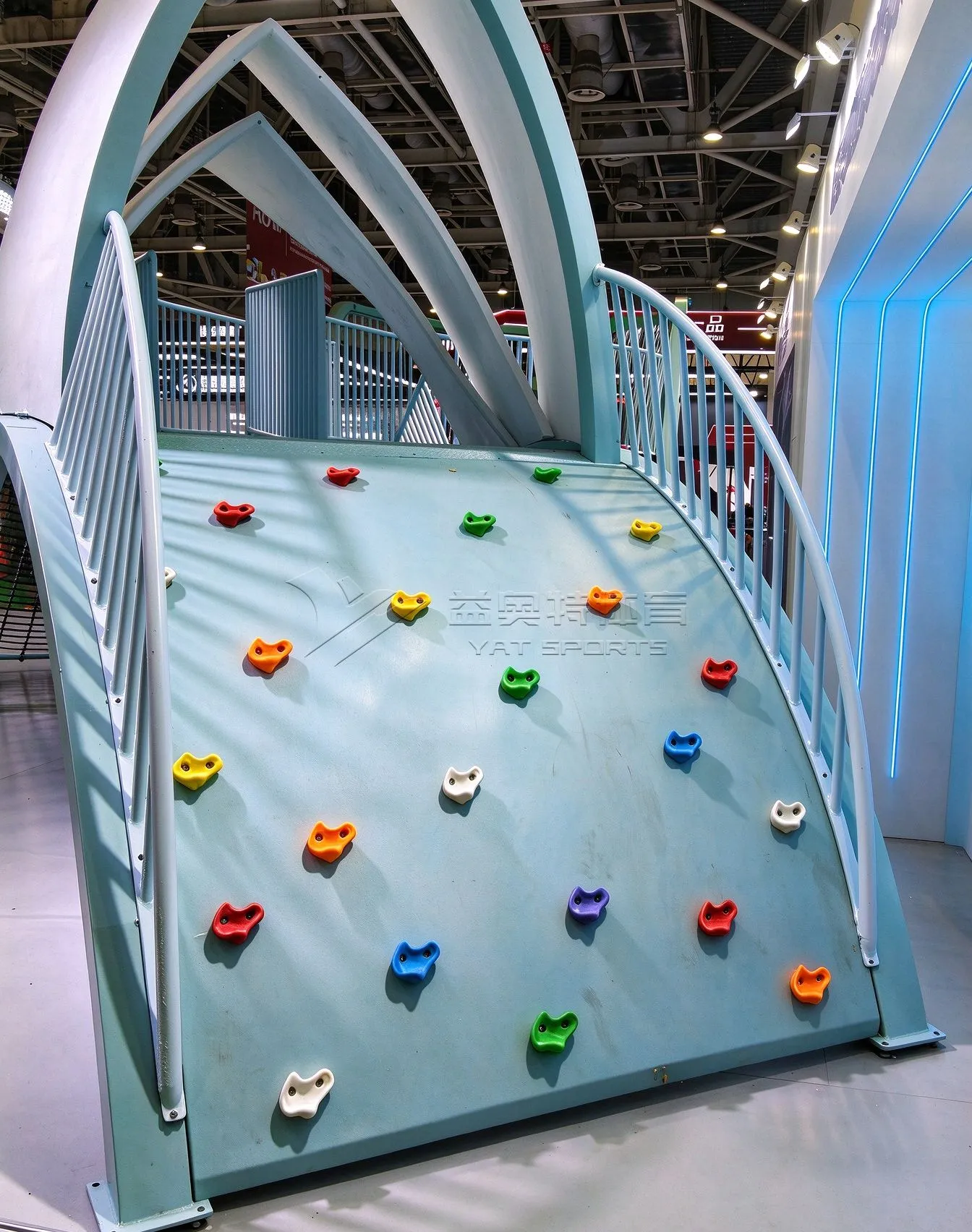 outdoor climbing wall holds